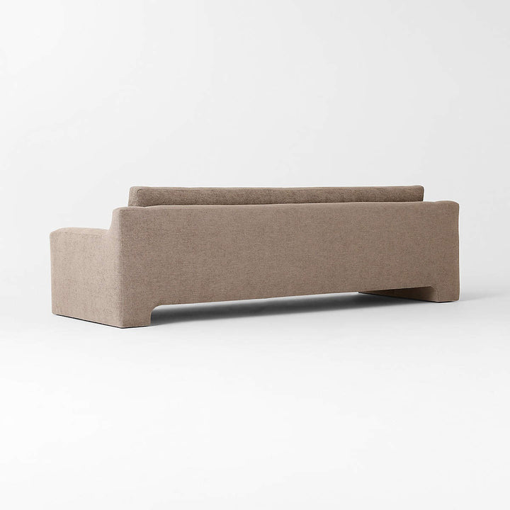 Durant Light Brown Performance Fabric Sofa