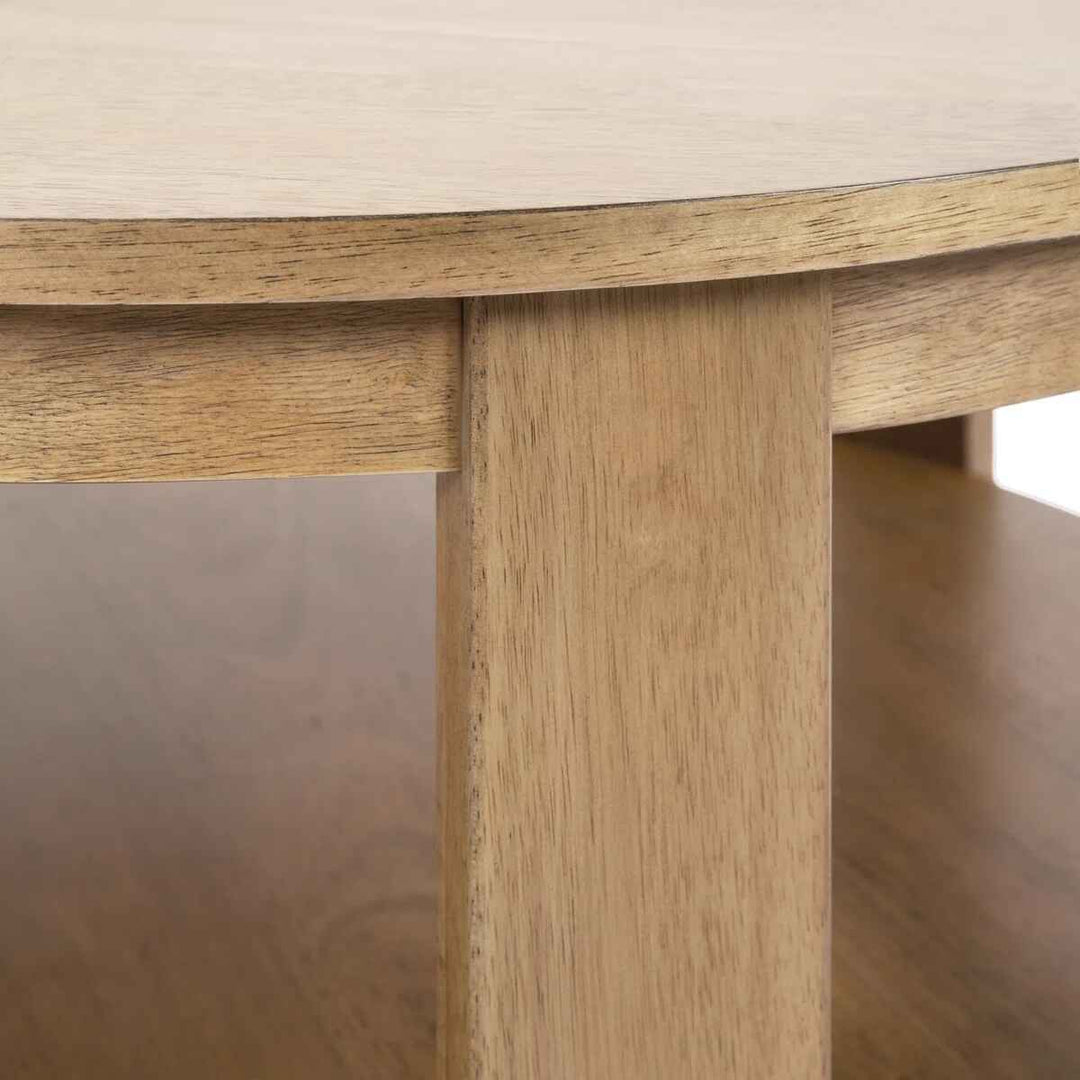 Aamnah Prayash Tiered Round Living Room Coffee Table