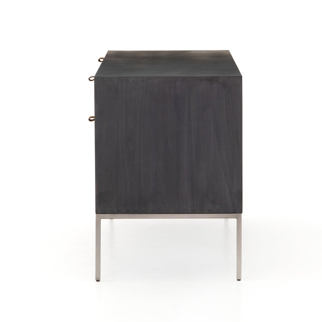 Trista Black Modular Filing Credenza
