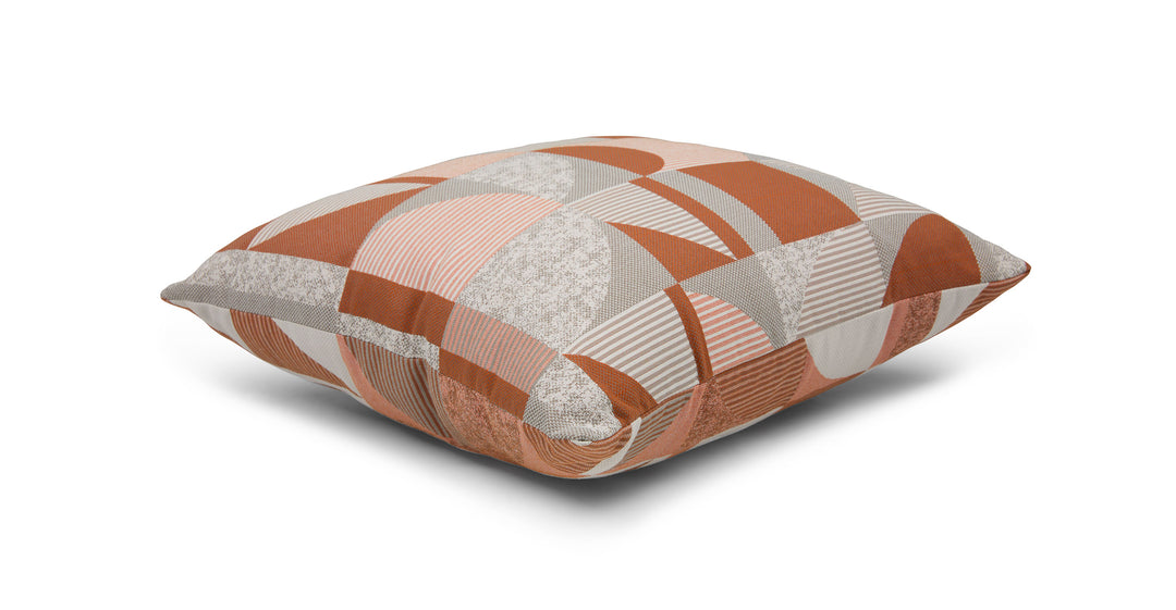 Molbo Jacquard Red Pillow With Insert-22"x22"