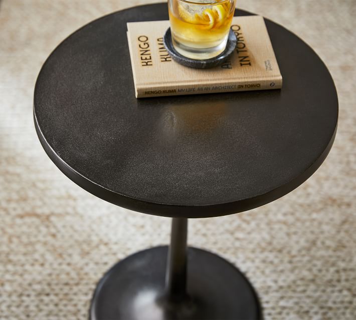 Round Metal Cocktail Table