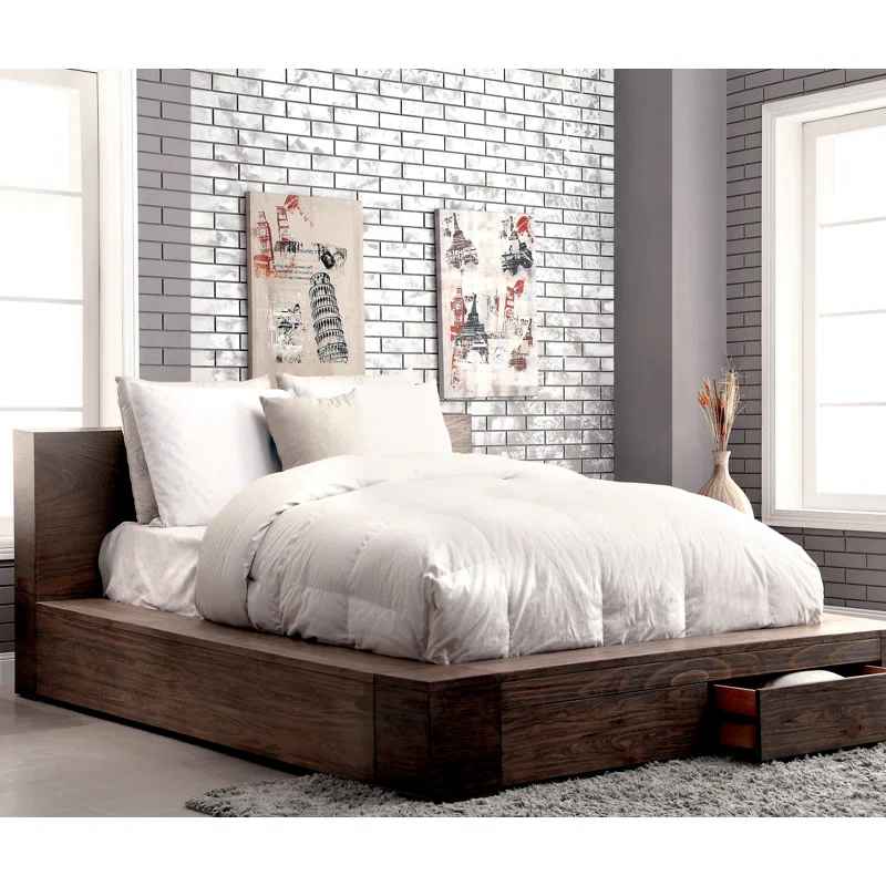 Lynnfield Panel Storage Bed-King