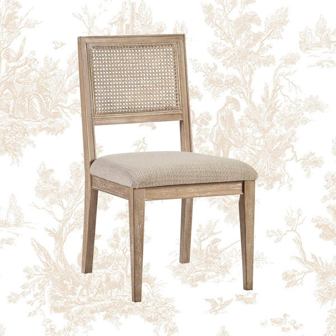 Deleon Side Chair in Light Brown - Set of 2
