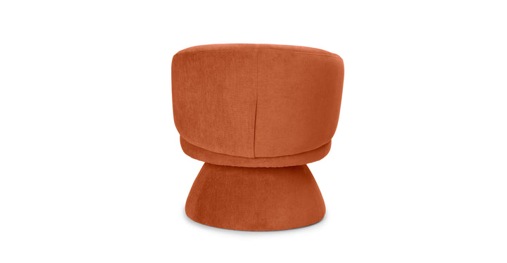 Makeva Anise Brown Swivel Chair