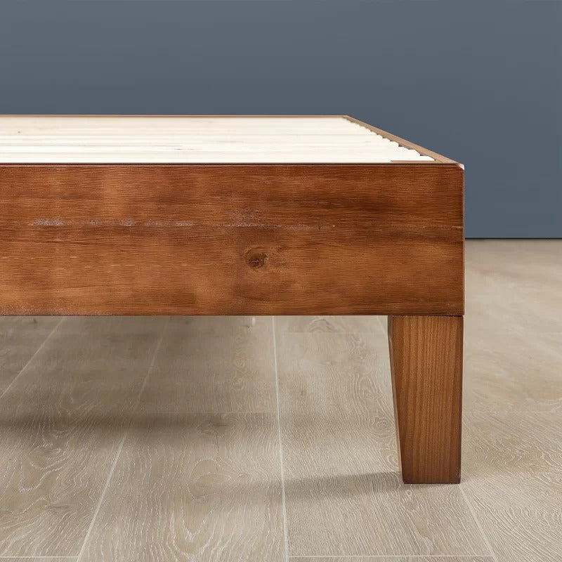 Harney Solid Wood Low Profile Platform Bed