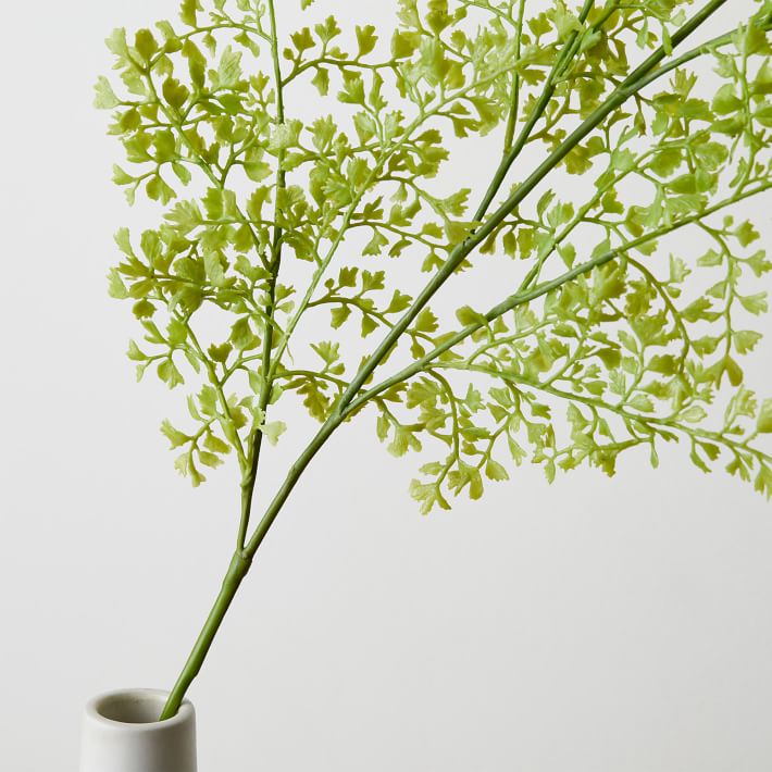 Faux Green Petal Stem