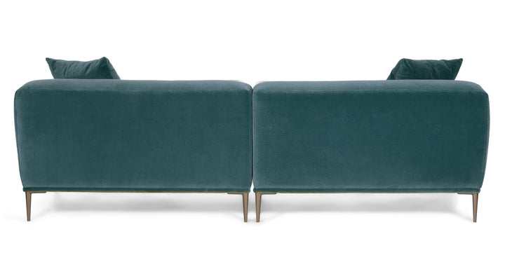 Abisko Plush Pacific Blue Sofa