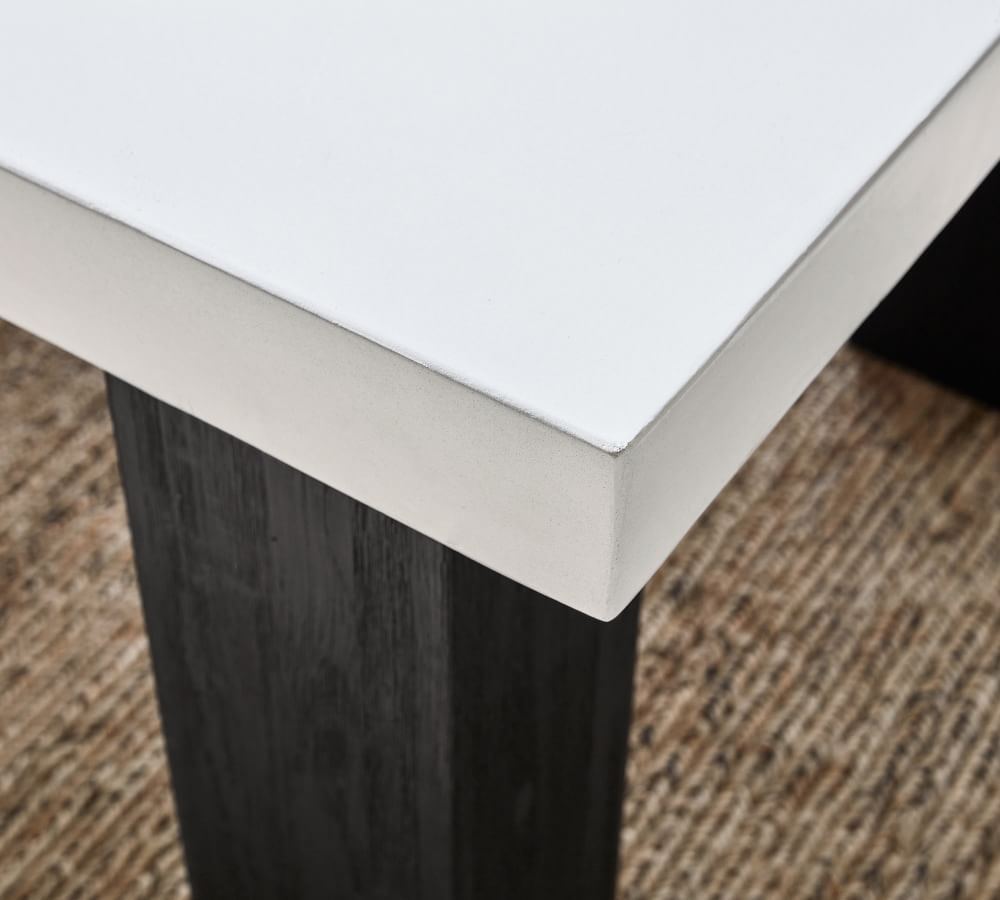 Abbott Chunky Leg Dining Table Black