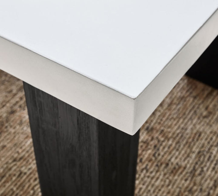 Abbott Chunky Leg Dining Table Black