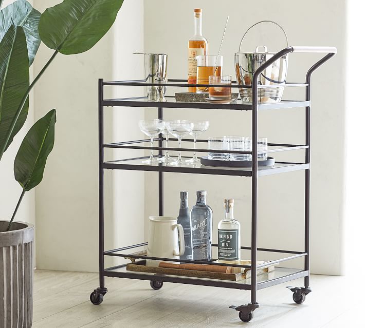 Hugo Metal Bar Cart