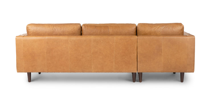 Sven Charme Tan Left Sectional Sofa