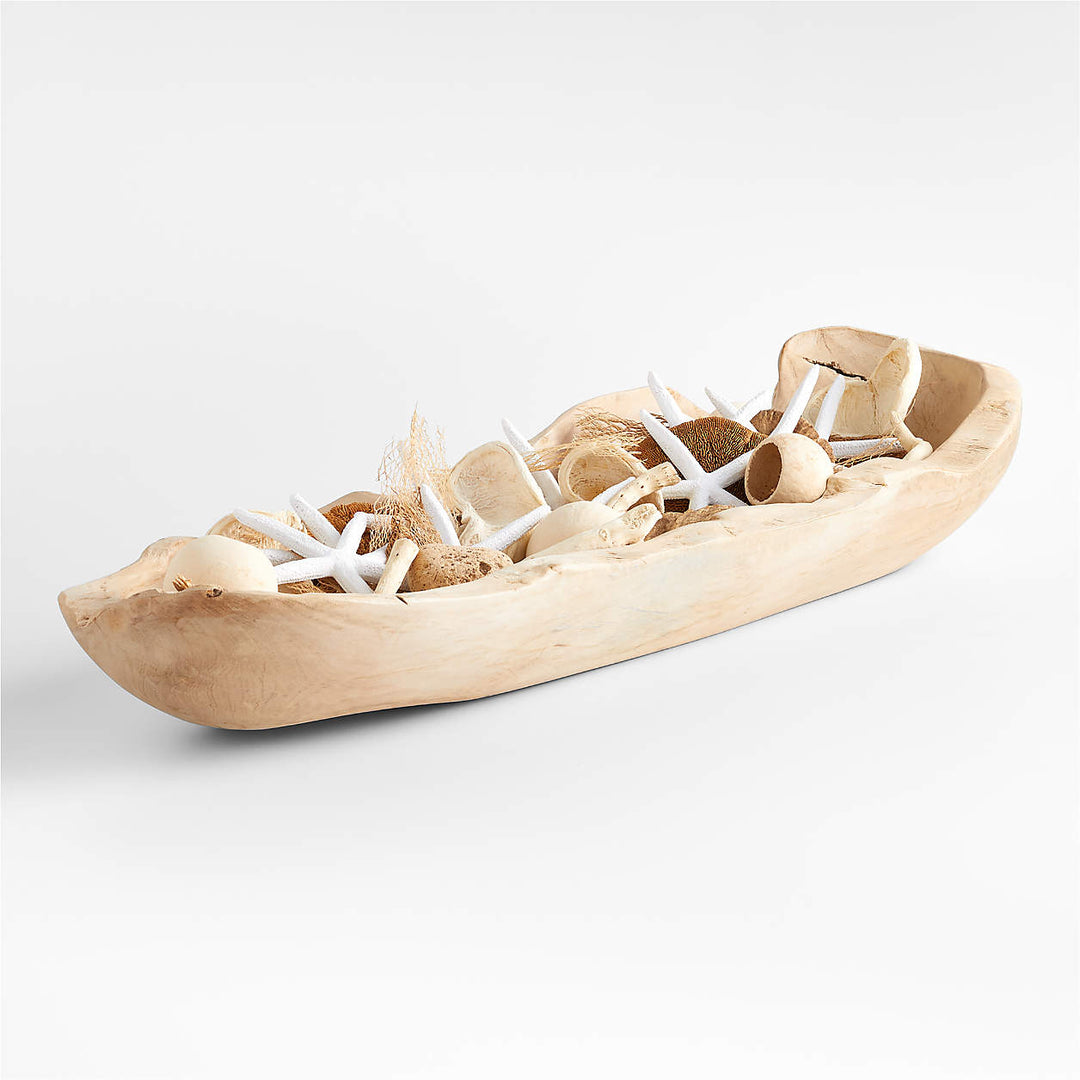 Cosimo Oversized Teak Wood Centerpiece Bowl