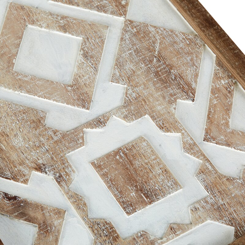 3 Piece Natural Wood Décor Set