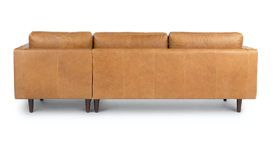 Sven Charme Tan Right Sectional Sofa