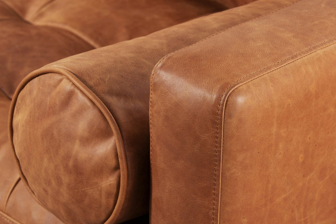 Napa 82 Leather Pull Out Convertible Sleeper Sofa