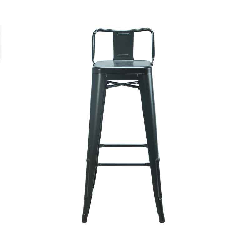 Saltash Counter Stool with Metal Frame-Set of 4