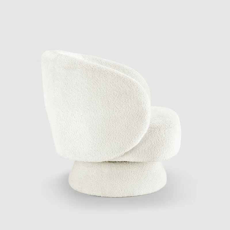 Saboor Modern Style Swivel Accent Chair and Barrel Chair