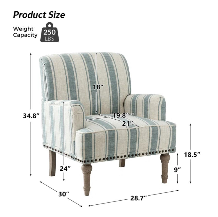 Arching Upholstered Armchair 1