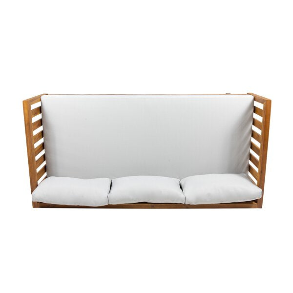 Wide Outdoor Patio Daybed with Cushions