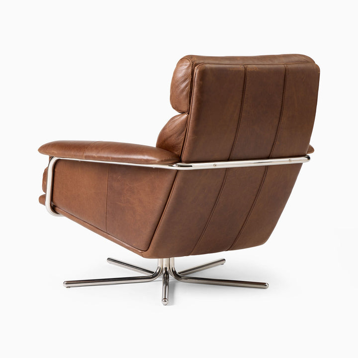 Kristoff Leather Swivel Chair