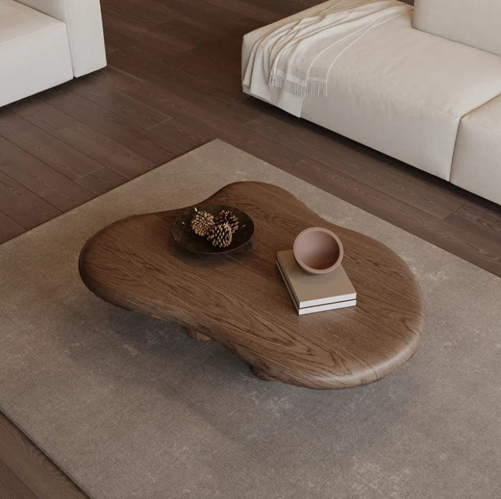 Babajide 48.4inch Cloud Shape Brown four leg Coffee Table