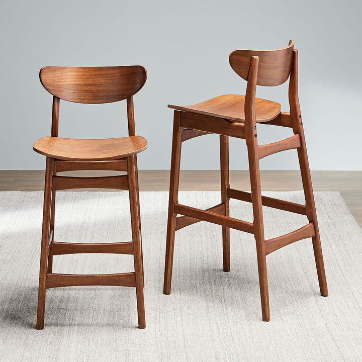Classic Café Walnut Bar & Counter Stools