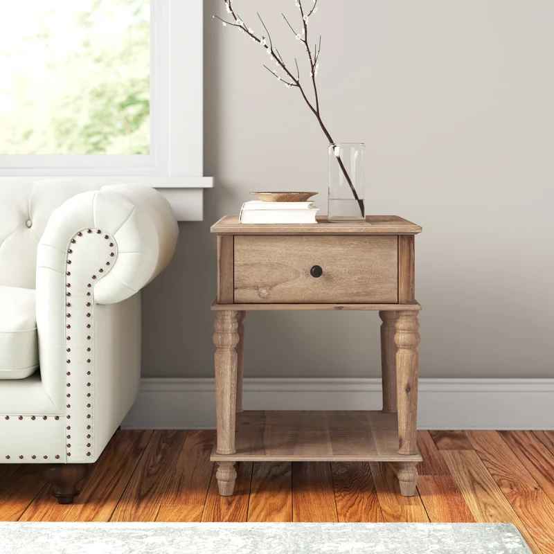 Birkley End Table with Storage