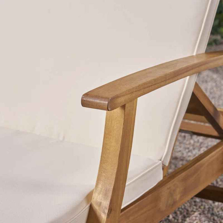 Reisterstown 79.25 Long Reclining Acacia Double Chaise