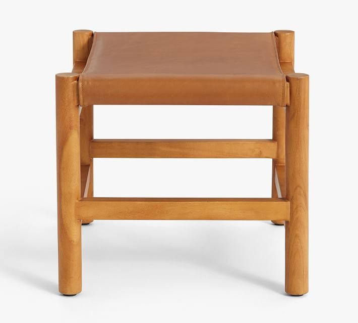 Danish Leather Sling Stool
