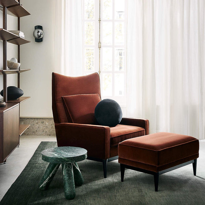 Terre Black Velvet Sphere Throw Pillow 12"