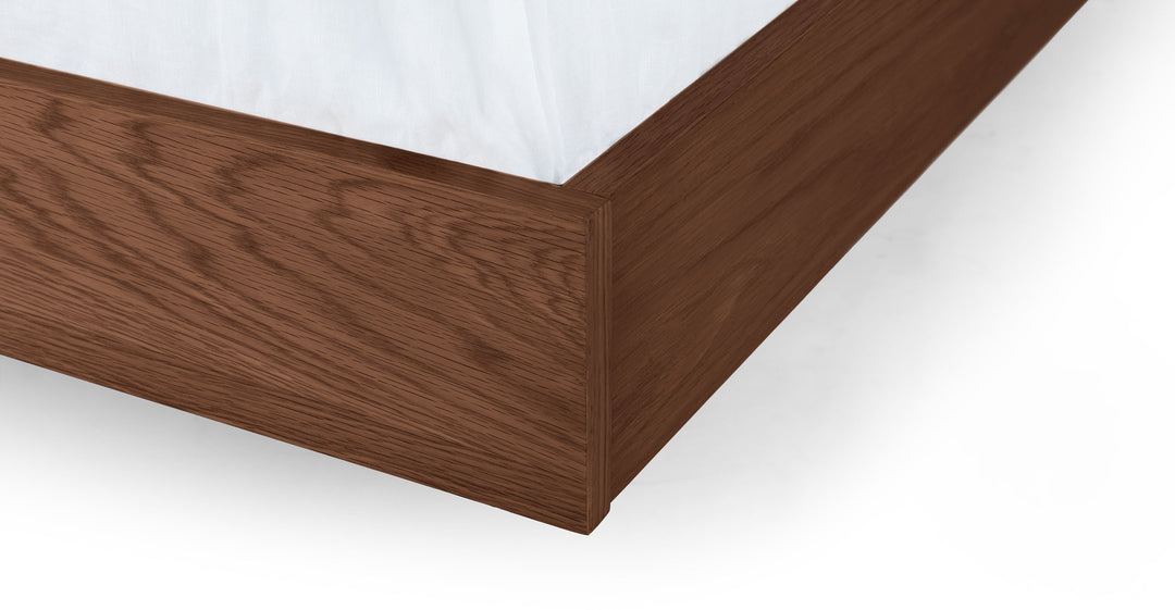 Basi Walnut King Bed Frame