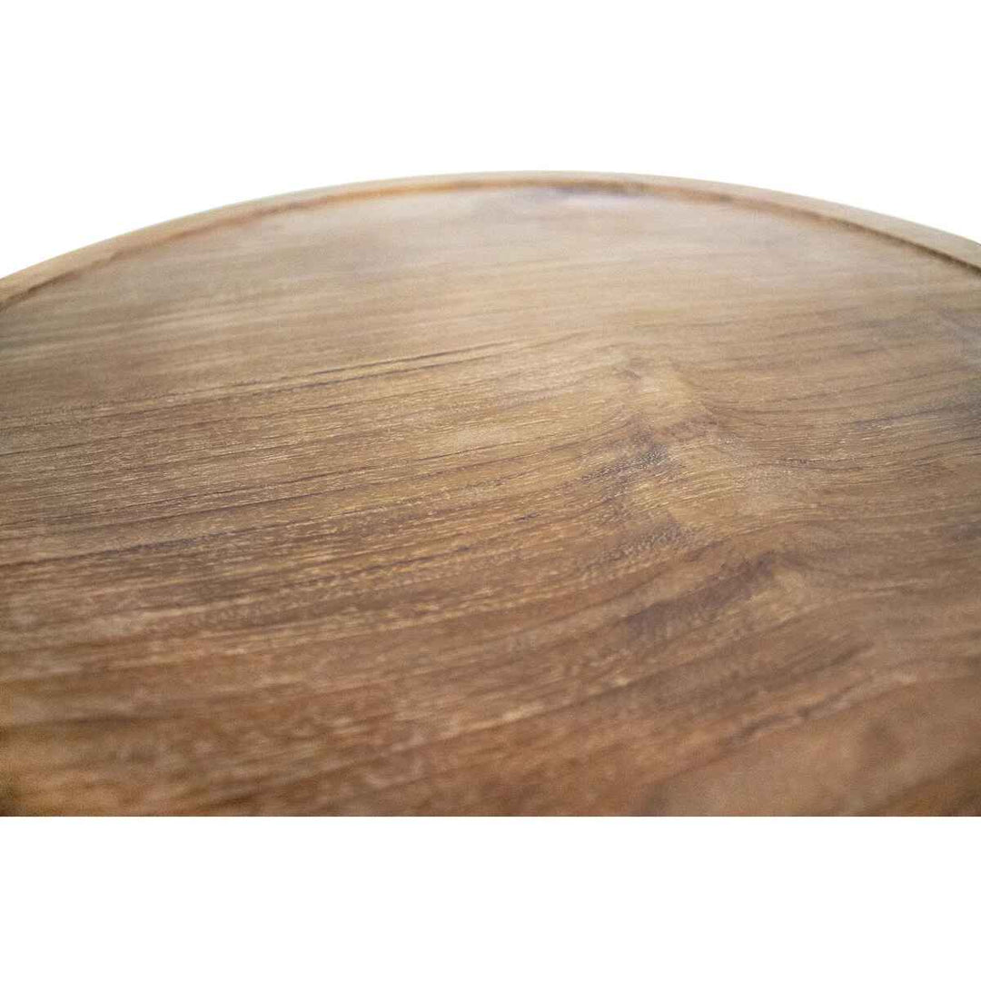 Nordic Teak Rapaport Natural C Shaped Side Table