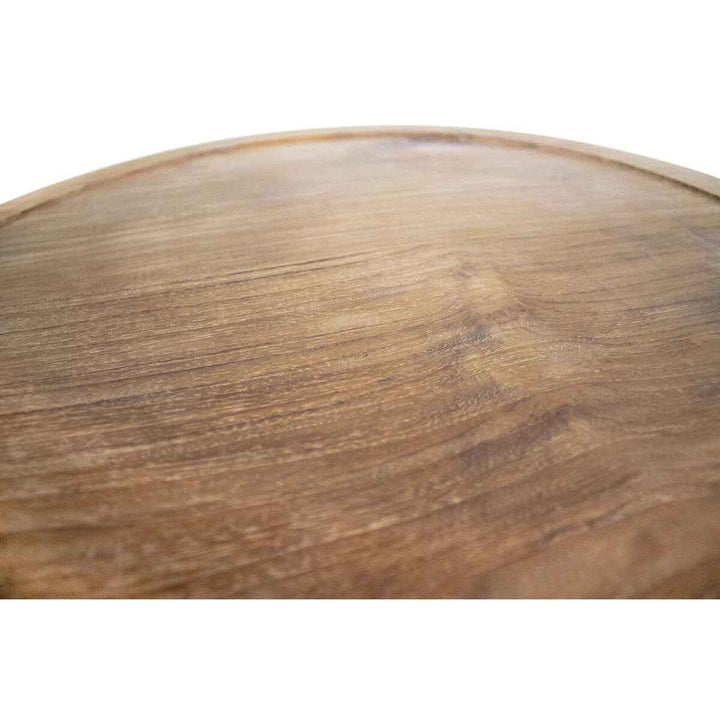 Nordic Teak Rapaport Natural C Shaped Side Table