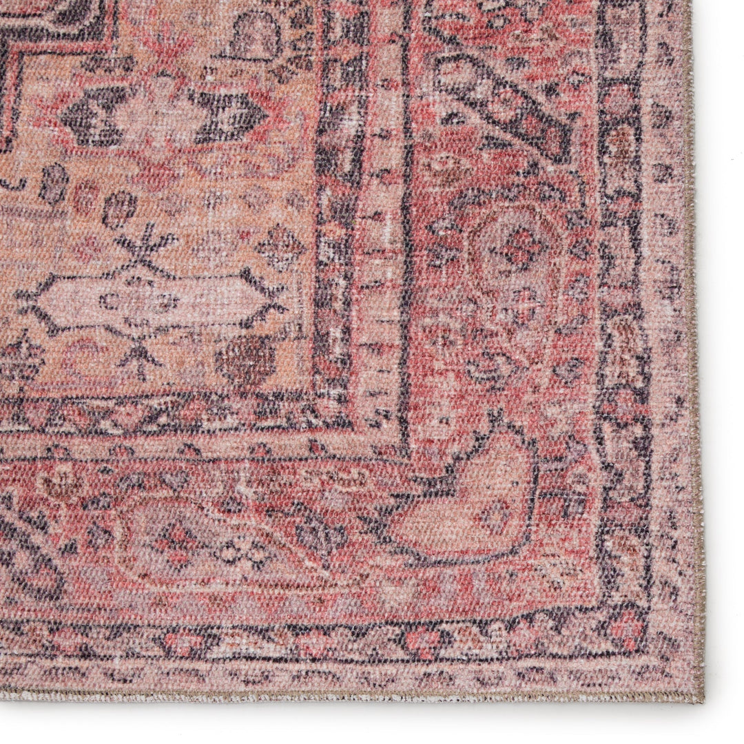 Cosima Medallion Pink and Dark Purple Rug-9'x12'