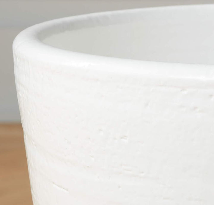 Virgil Matte White Planters