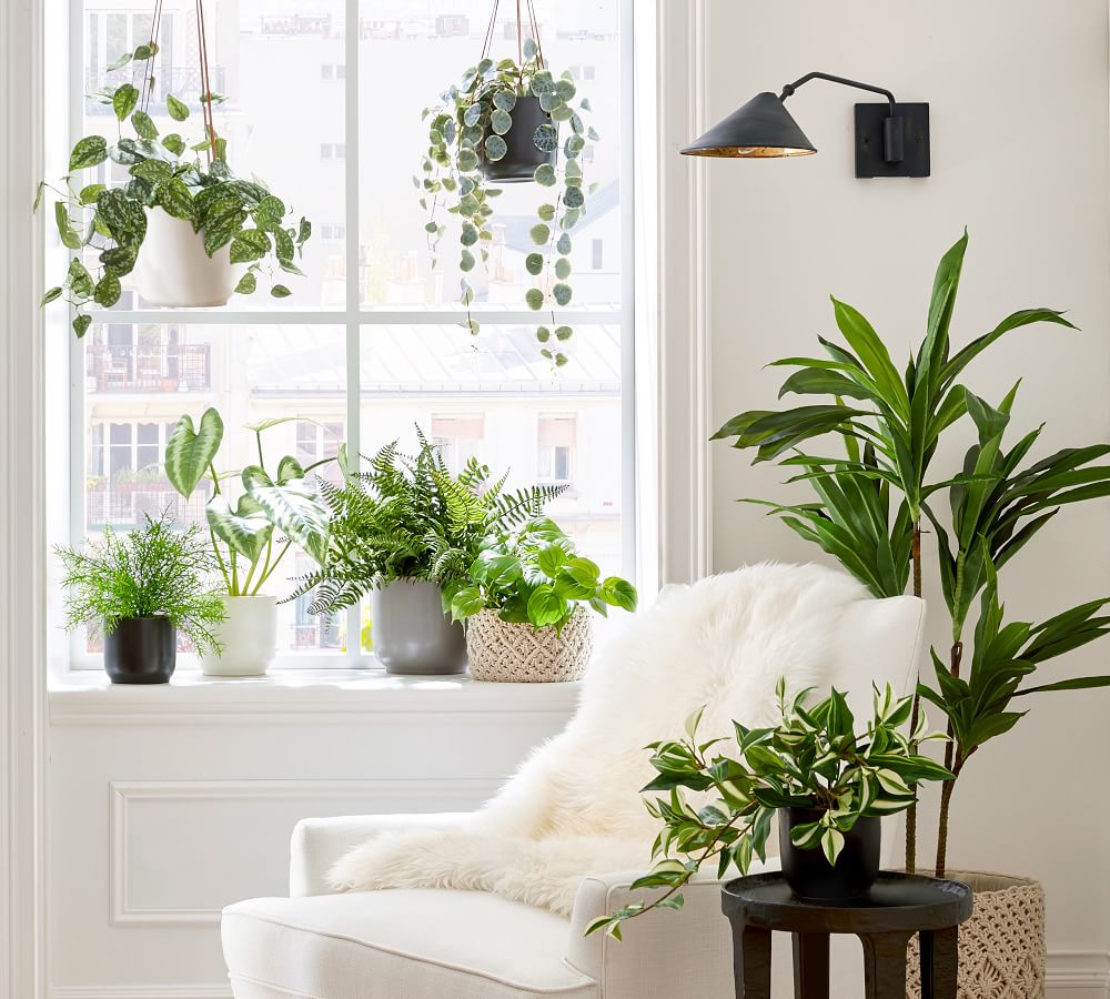 Faux Potted Boston Fern