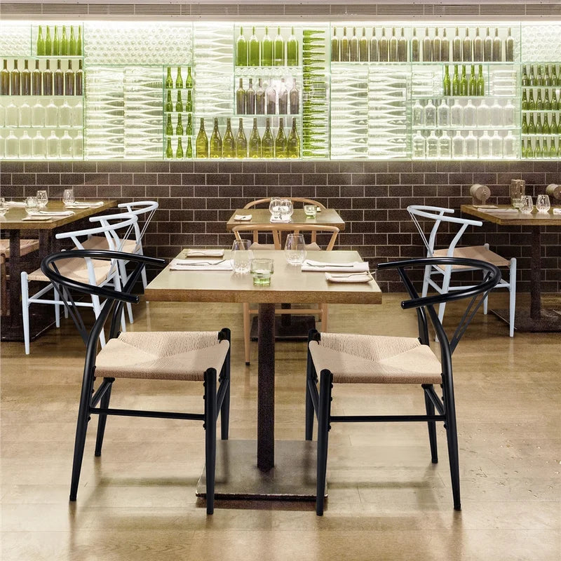 Gustavo Wishbone Arm Chair Set of 2