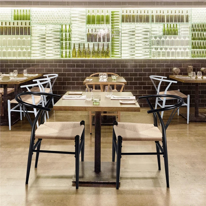 Gustavo Wishbone Arm Chair Set of 2