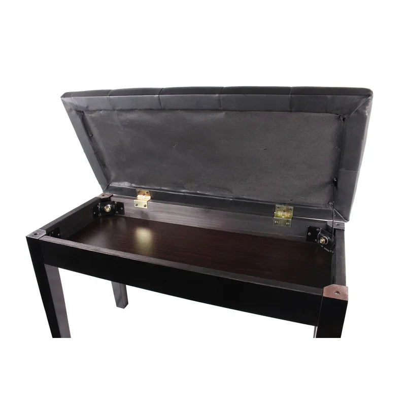 Sardis Faux Leather Storage Bench