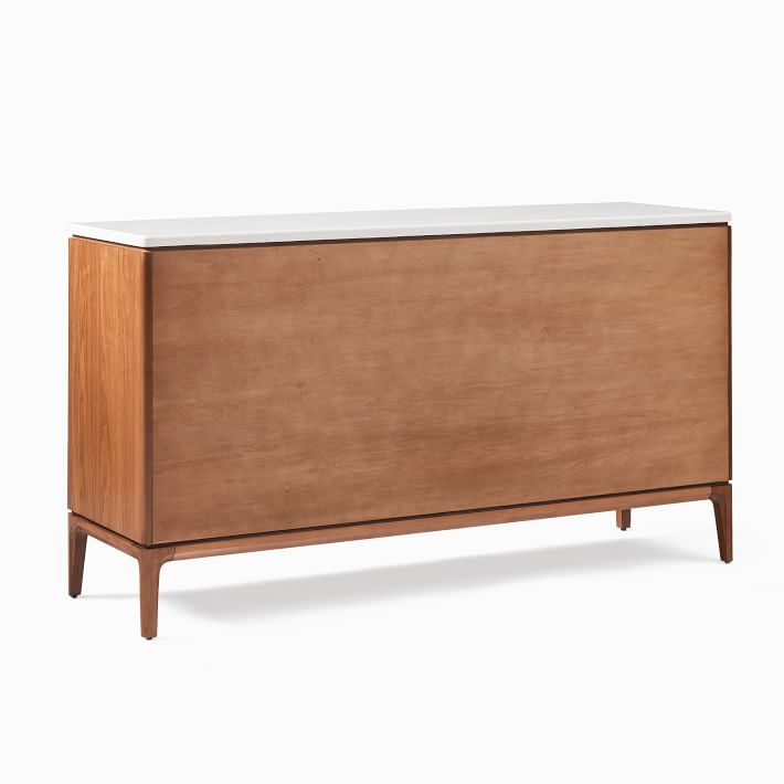 Parker Storage Marble And Cool Walnut