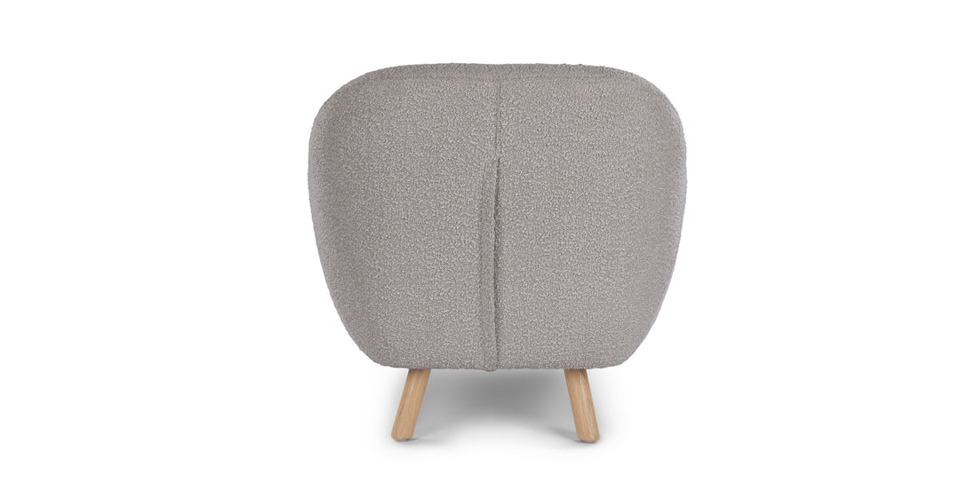 Gabriola Dover Gray Boucle Lounge Chair