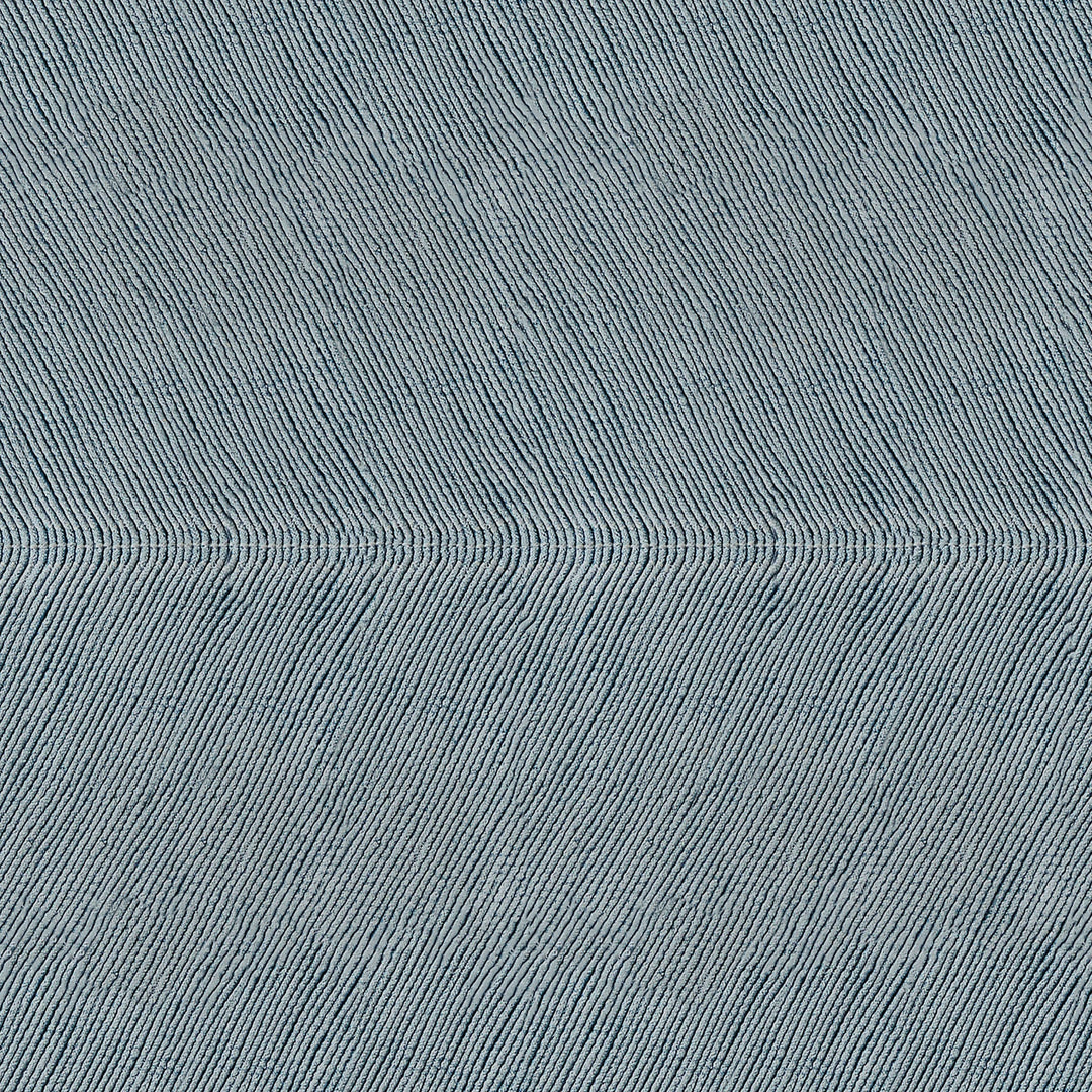 Convey Faded Denim Throw Pillow With Insert 23"x23"