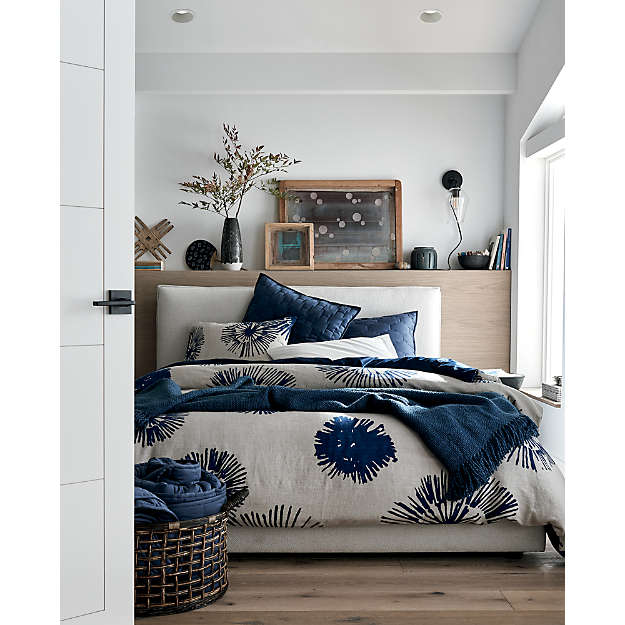 Styles Blue Fringe Throw Blanket