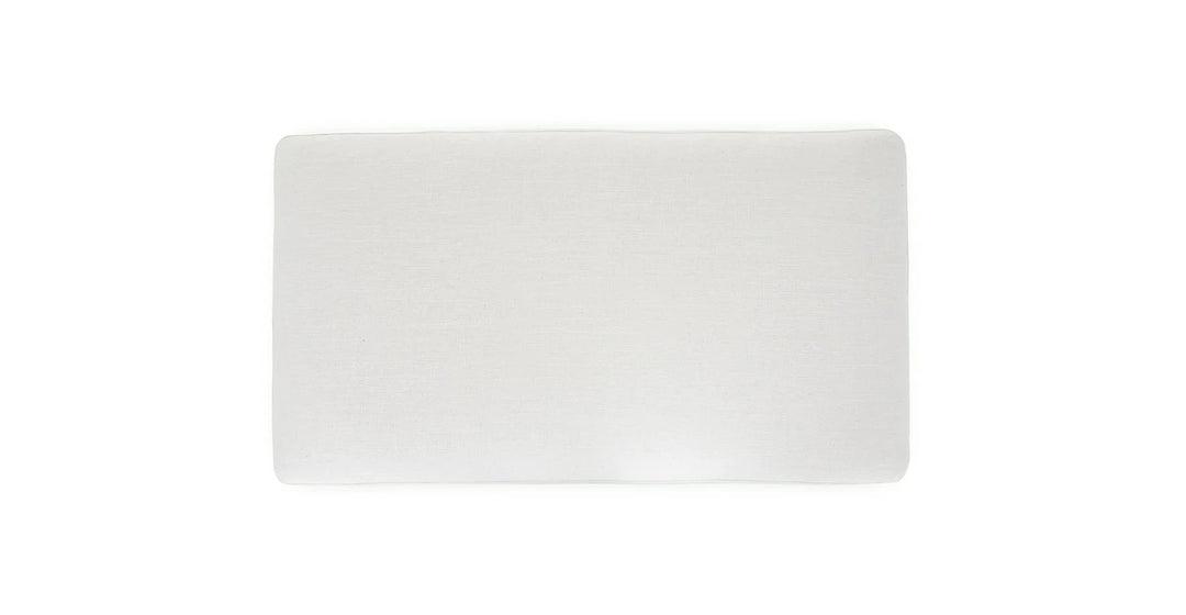 Abisko Quartz White Ottoman