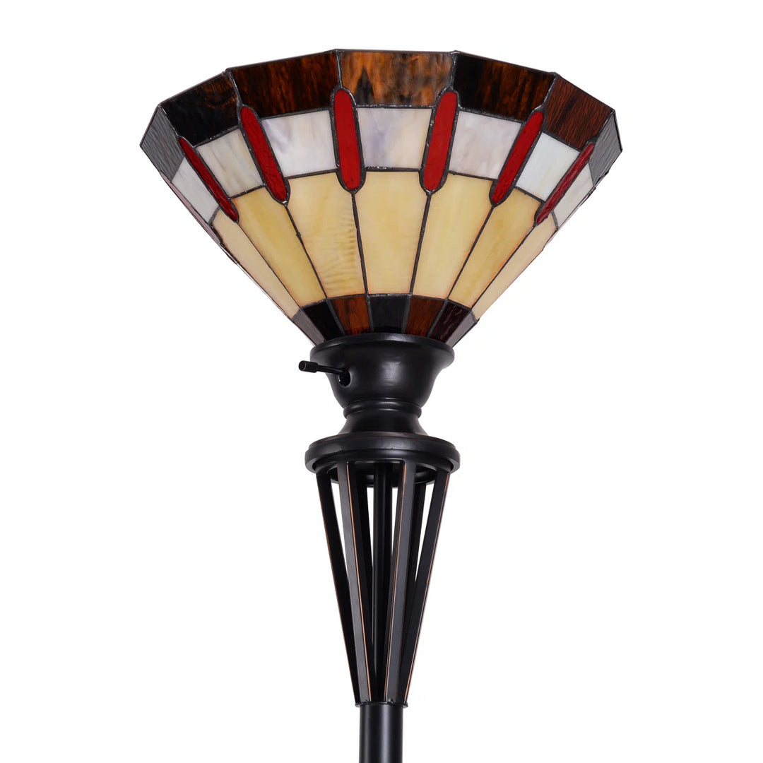 Rozanne Bronze Torchiere Floor Lamp