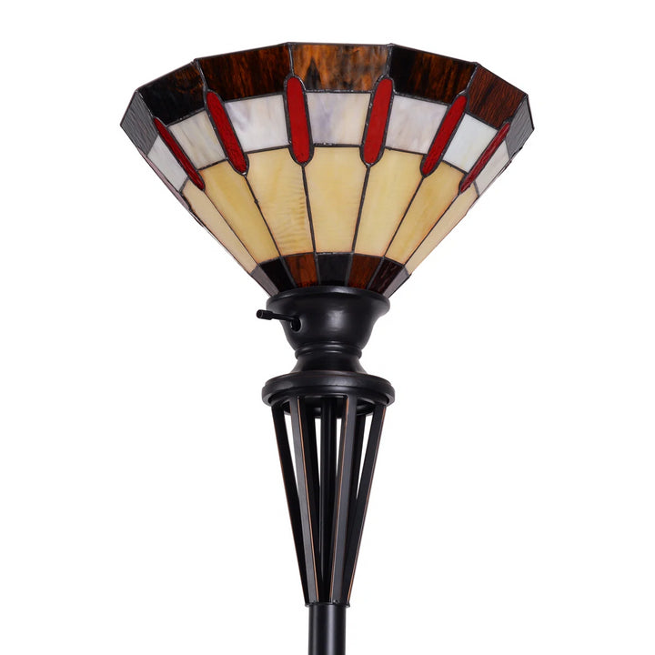 Rozanne Bronze Torchiere Floor Lamp