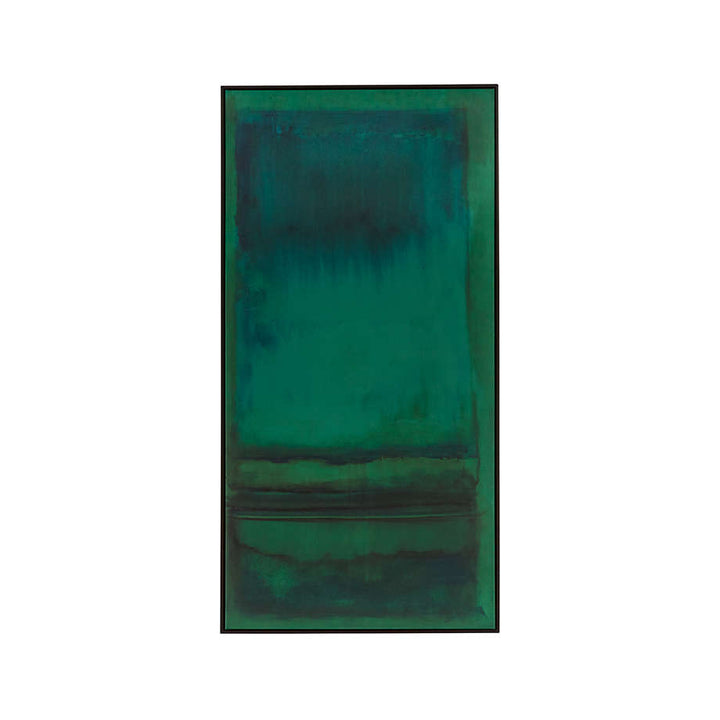 Emerald Print with Frame-38"x74"