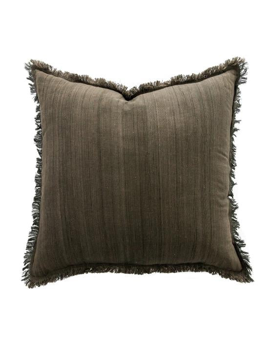 Abbey Silk Fringe Pillow Cover