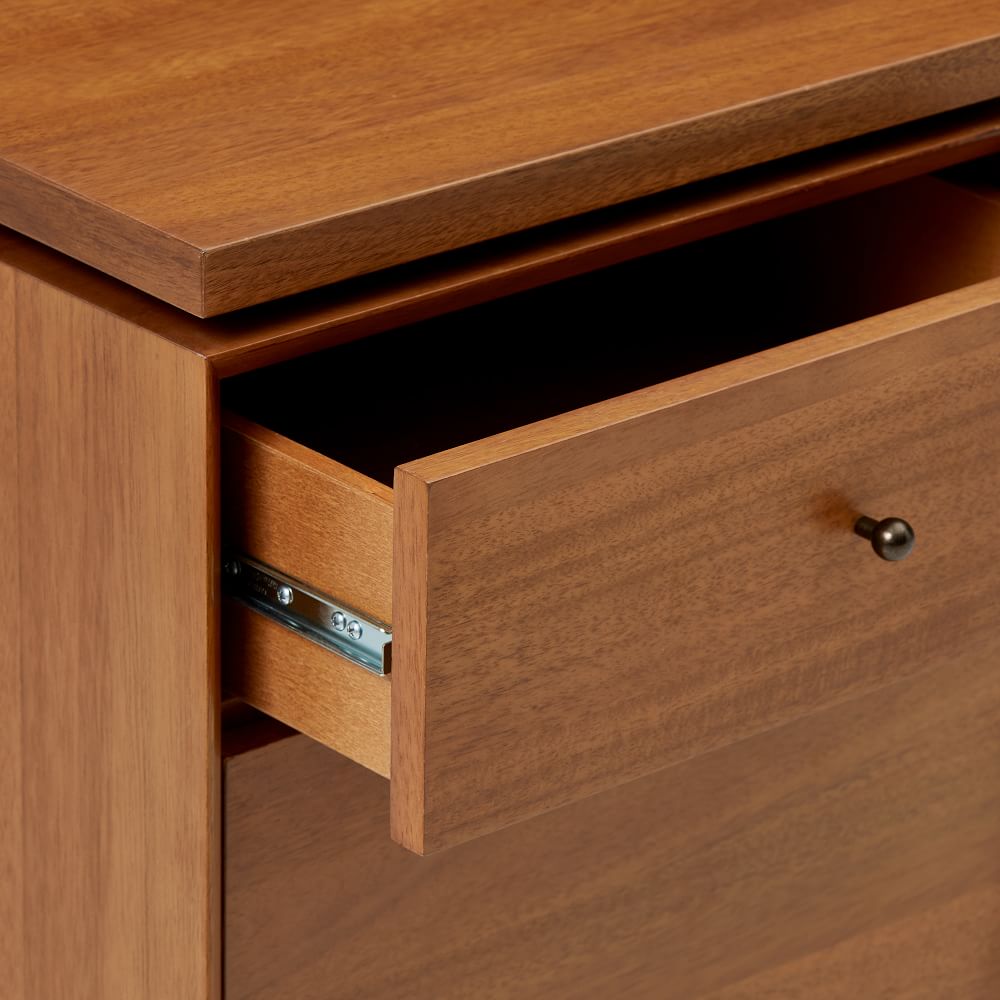 Mid Century Modular Desk File Cabinet