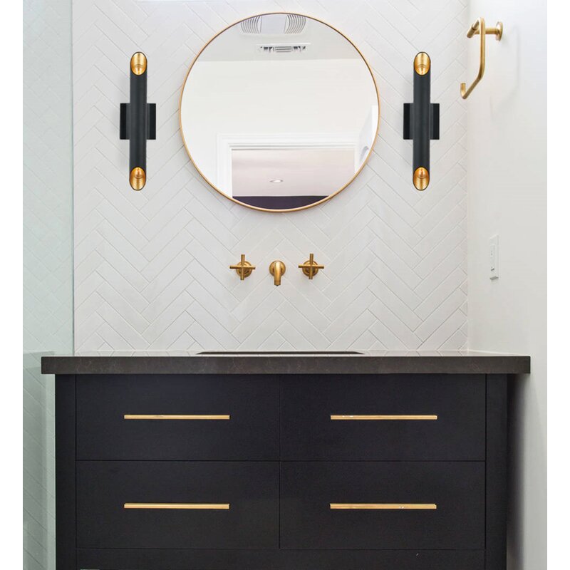 Beauville Light Dimmable Matte Black Wallchiere